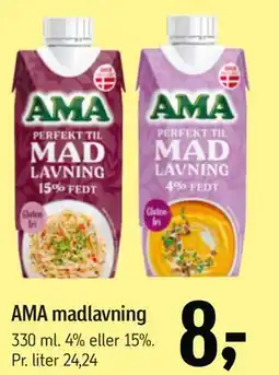 Føtex AMA madlavning tilbud