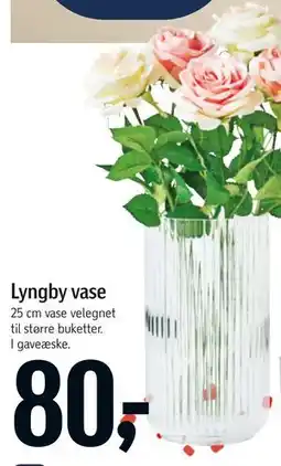 Føtex Lyngby vase tilbud