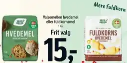 Føtex Valsemøllen hvedemel eller fuldkornsmel tilbud