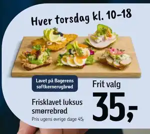 Føtex Frisklavet luksus smørrebrød tilbud