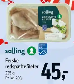 Føtex Ferske rødspættefileter tilbud