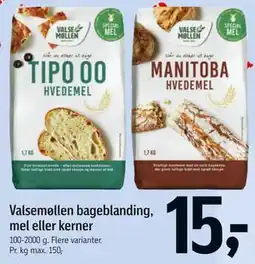 Føtex Valsemøllen bageblanding, mel eller kerner tilbud