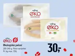 Føtex Økologiske pølser tilbud