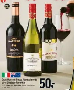 Føtex Gran Maestro Rosso Appassimento eller Chateau Tanunda tilbud
