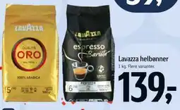 Føtex Lavazza helbønner tilbud
