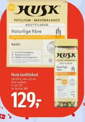 Føtex Husk kosttilskud tilbud