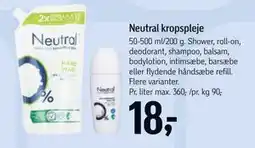Føtex Neutral kropspleje tilbud