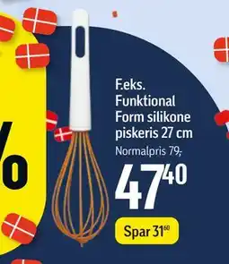 Føtex Funktional Form silikone piskeris 27 cm tilbud