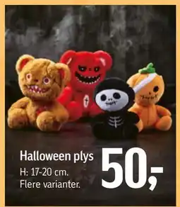 Føtex Halloween plys tilbud