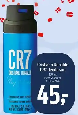 Føtex Cristiano Ronaldo CR7 deodorant tilbud