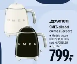 Føtex SMEG elkedel creme eller sort tilbud