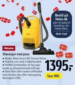 Føtex Støvsuger med pose tilbud
