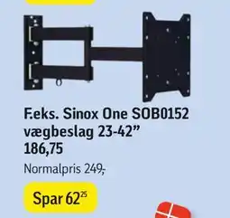 Føtex Sinox One SOB0152 vægbeslag 23-42” tilbud