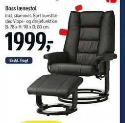 Føtex Boss lænestol tilbud