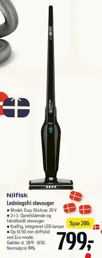 Føtex Nilfisk Ledningsfri støvsuger tilbud