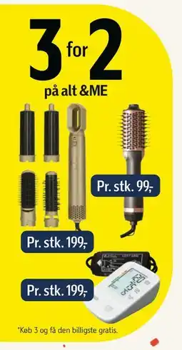 Føtex 3 for 2 på alt &ME tilbud