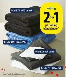 Føtex Salling håndklæder tilbud