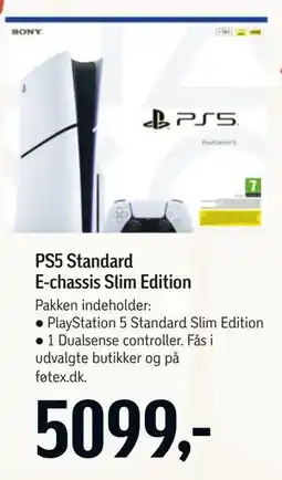 Føtex PS5 Standard E-chassis Slim Edition tilbud