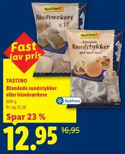 Lidl TASTINO Blandede rundstykker eller håndværkere tilbud