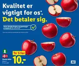 Lidl Danske æbler tilbud