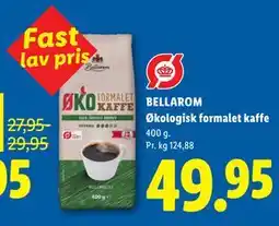 Lidl BELLAROM Økologisk formalet kaffe tilbud