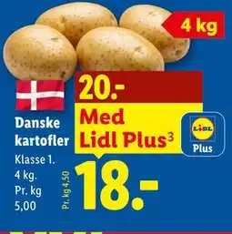Lidl Danske kartofler tilbud