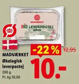 Lidl MADVÆRKET Økologisk leverpostej tilbud