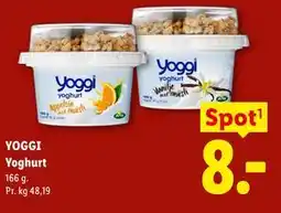 Lidl YOGGI Yoghurt tilbud