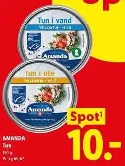Lidl AMANDA Tun tilbud