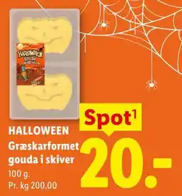 Lidl Græskarformet gouda i skiver tilbud