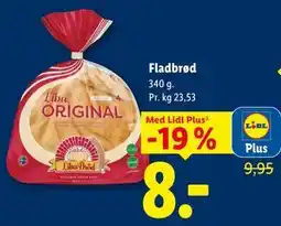 Lidl Fladbrød, App-pris tilbud
