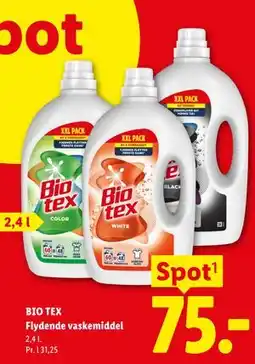 Lidl BIO TEX Flydende vaskemiddel tilbud