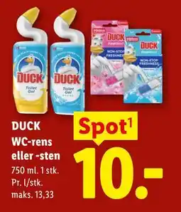 Lidl DUCK WC-rens eller -sten tilbud