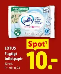 Lidl LOTUS Fugtigt toiletpapir tilbud