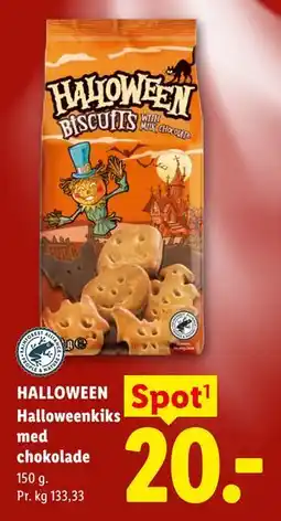 Lidl HALLOWEEN Halloweenkiks med chokolade tilbud