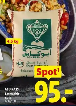 Lidl ABU KASS Basmatiris tilbud