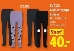 Lidl LUPILU Termostrømpebukser tilbud