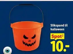 Lidl Slikspand til halloween tilbud