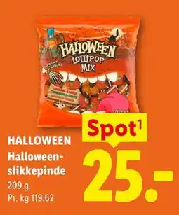 Lidl HALLOWEEN Halloween-slikkepinde tilbud