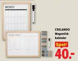Lidl CRELANDO Magnetisk kalender tilbud
