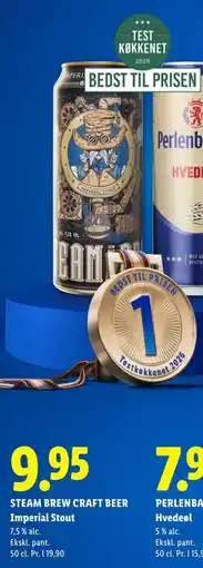 Lidl STEAM BREW CRAFT BEER Imperial Stout tilbud