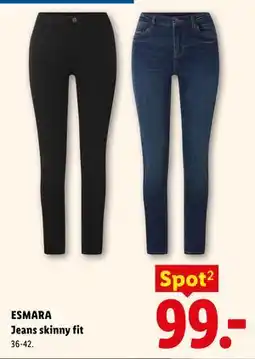 Lidl ESMARA Jeans skinny fit tilbud