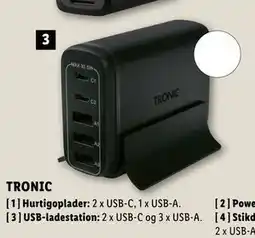 Lidl TRONIC USB-ladestation tilbud