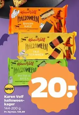 Netto Karen Volf halloween-kager tilbud