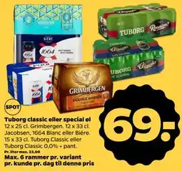 Netto Tuborg classic eller special øl tilbud