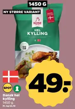 Netto Dansk hel kylling tilbud