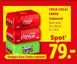 Lidl COCA-COLA/ FANTA Sodavand tilbud
