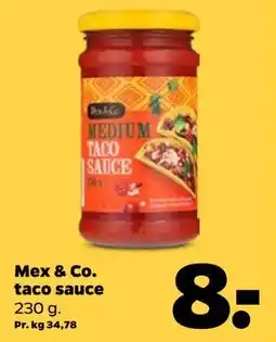 Netto Mex & Co. taco sauce tilbud