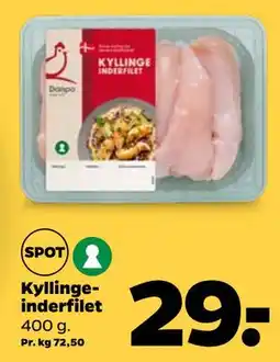 Netto Kyllingeinderfilet tilbud