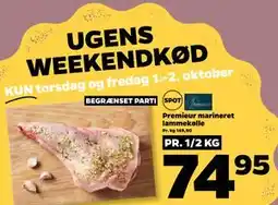 Netto Premieur marineret lammekølle tilbud